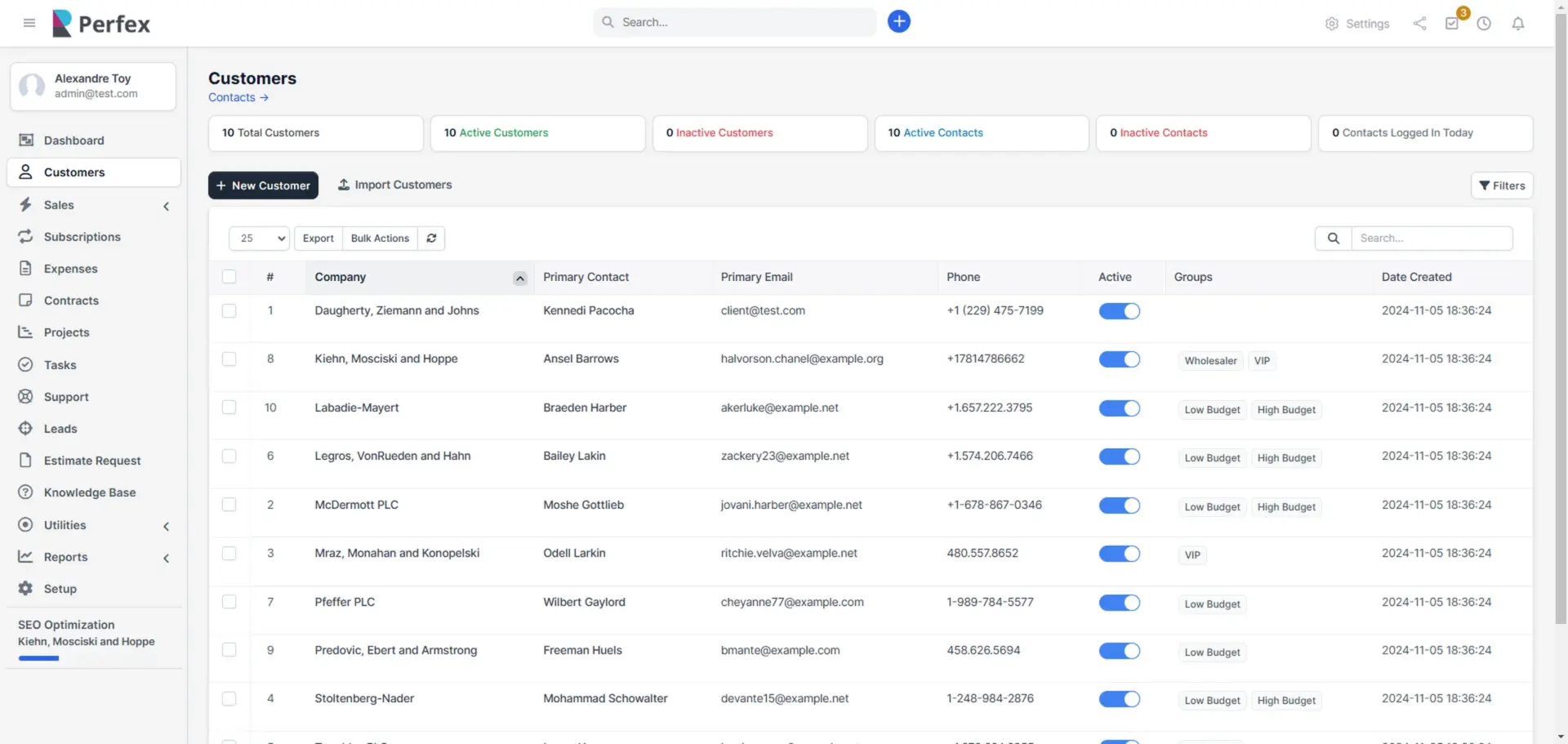 perfex crm ugyfelkezeles perfex crm ugyfelkezeles
